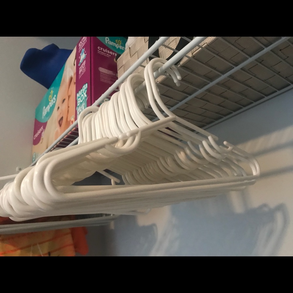 40 brand new baby hangers